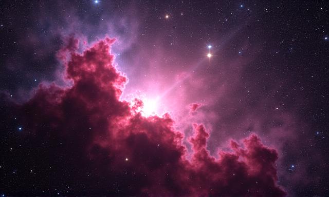 Deep-Sky Astrofotografie van een nevel